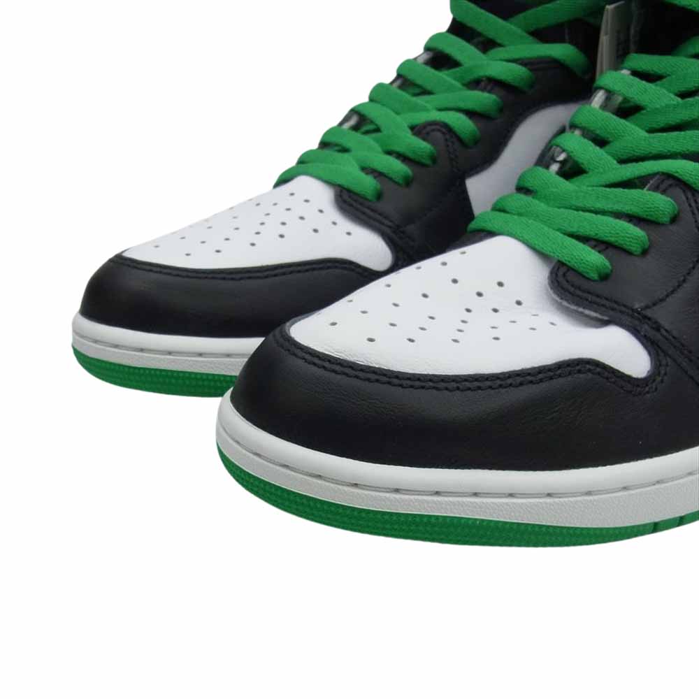 NIKE ナイキ DZ5485-031 Air Jordan 1 Retro High OG Celtics Black and Lucky Green AJ1 エアジョーダン レトロ ハイ セルティックス ブラック アンド ラッキーグリーン スニーカー グリーン系 ホワイト系 30cm【新古品】【未使用】【中古】