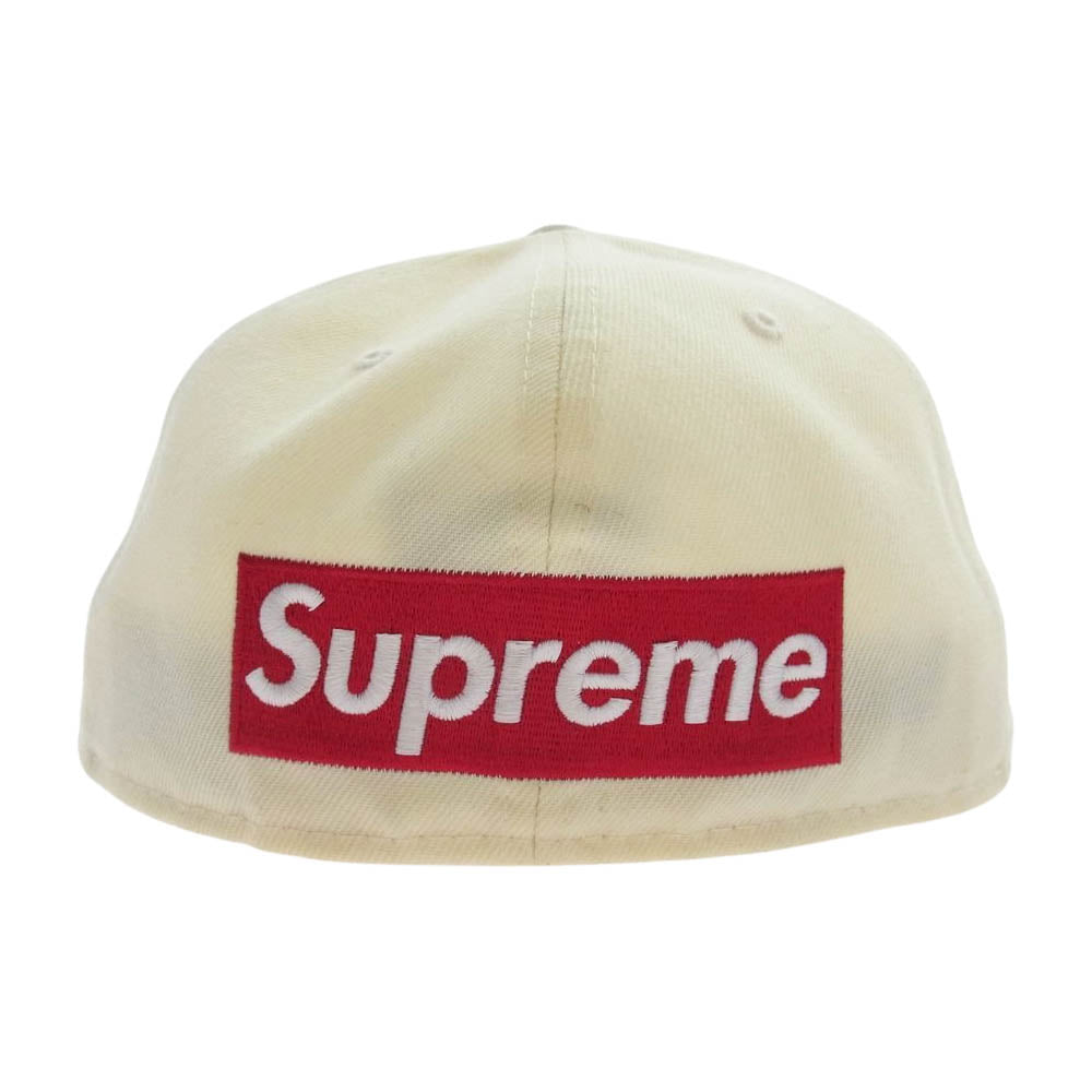 Supreme シュプリーム 21SS NEW ERA ニューエラ Reverse Box Logo New Era Cap リバース ボックスロゴ キャップ 帽子 オフホワイト系 58.7cm【中古】