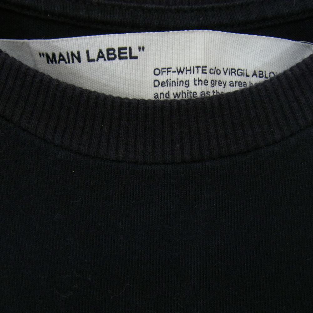 OFF-WHITE オフホワイト OMAA038G19185009 LANDSCAPE プリント Tシャツ 半袖 ブラック系 XS【中古】