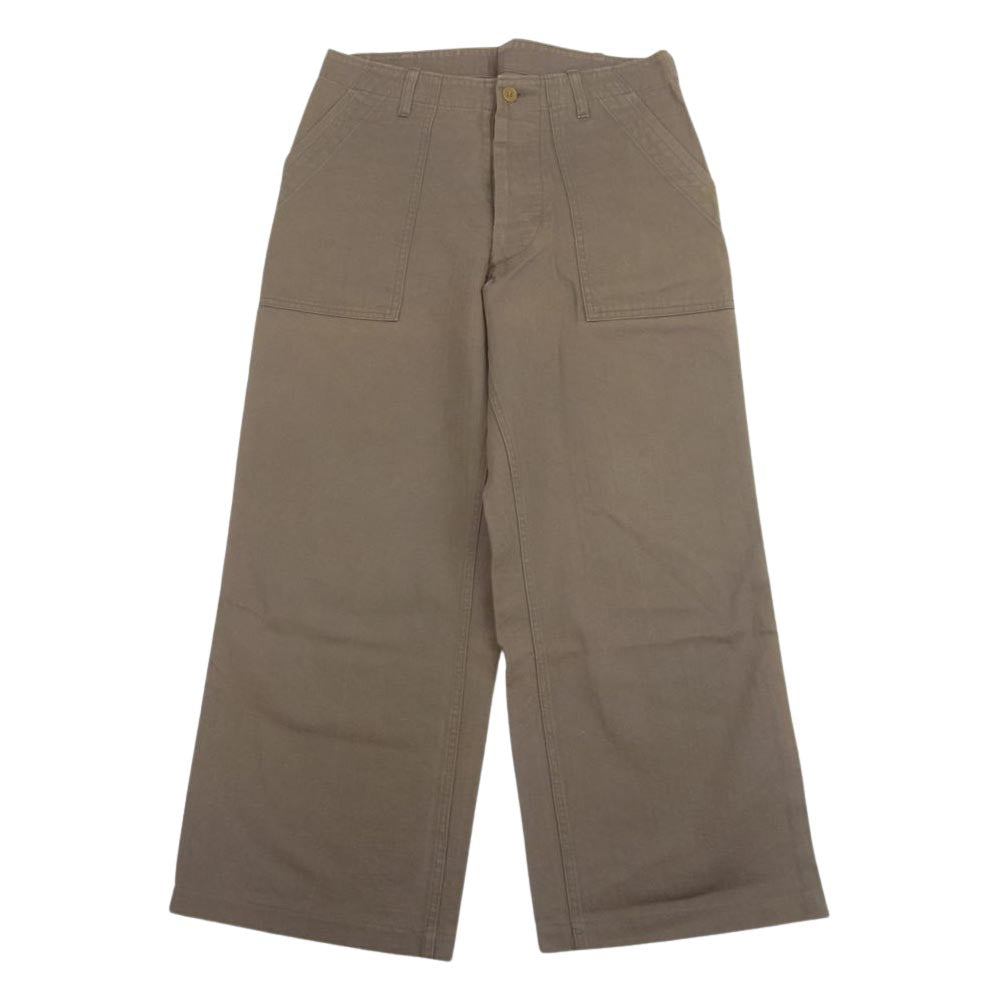TENDERLOIN テンダーロイン T-HB PNT ヘリンボーン ベイカー パンツ カーキ系 XS【中古】