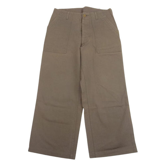 TENDERLOIN テンダーロイン T-HB PNT ヘリンボーン ベイカー パンツ カーキ系 XS【中古】