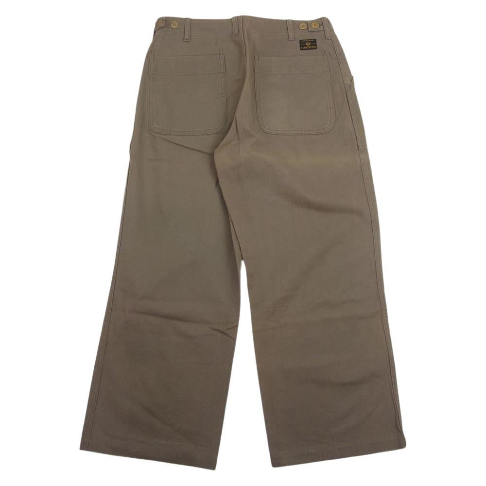 TENDERLOIN テンダーロイン T-HB PNT ヘリンボーン ベイカー パンツ カーキ系 XS【中古】
