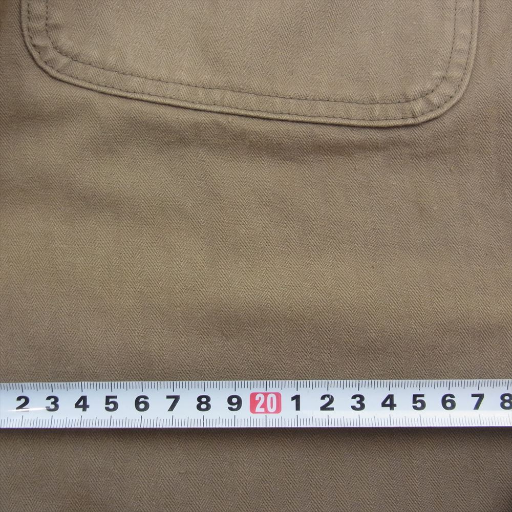 TENDERLOIN テンダーロイン T-HB PNT ヘリンボーン ベイカー パンツ カーキ系 XS【中古】