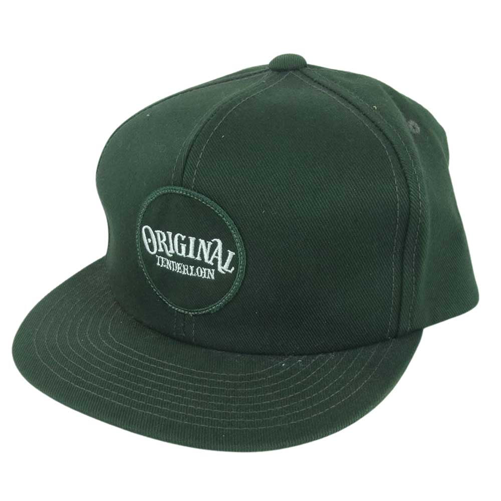 TENDERLOIN テンダーロイン T-TRUCKER CAP DUCK トラッカー キャップ 帽子 日本製 グリーン系 ONE SIZE FIT ALL【中古】