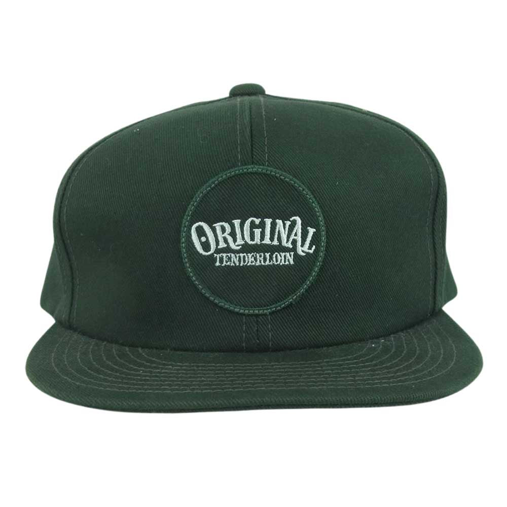 TENDERLOIN テンダーロイン T-TRUCKER CAP DUCK トラッカー キャップ 帽子 日本製 グリーン系 ONE SIZE FIT ALL【中古】