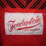 TENDERLOIN テンダーロイン 17AW T-BUFFALO SHT JKT バッファロー ブロック チェック シャツ ジャケット レッド系 XS【中古】