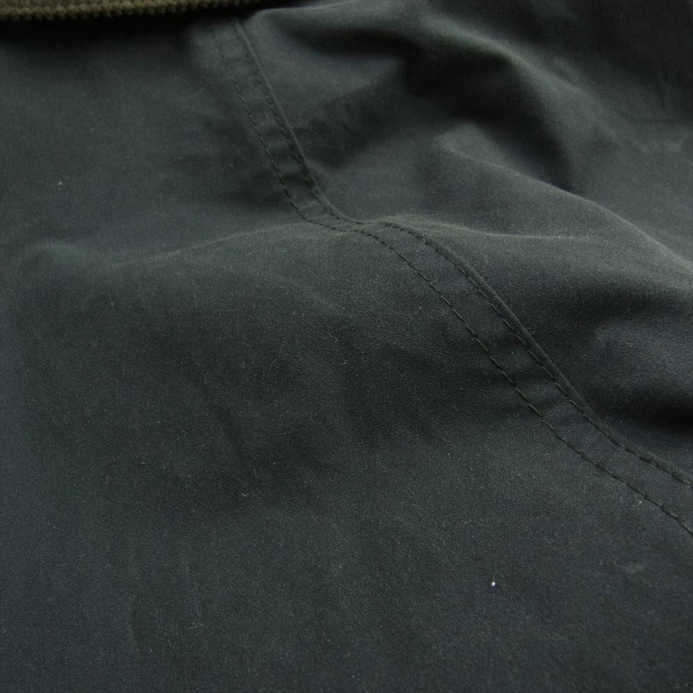 Barbour バブアー 1902200 DESPATCH RIDERS WAX オイルド ワックス 襟コーデュロイ トレンチコート グリーン系 ダークグリーン系 36【中古】