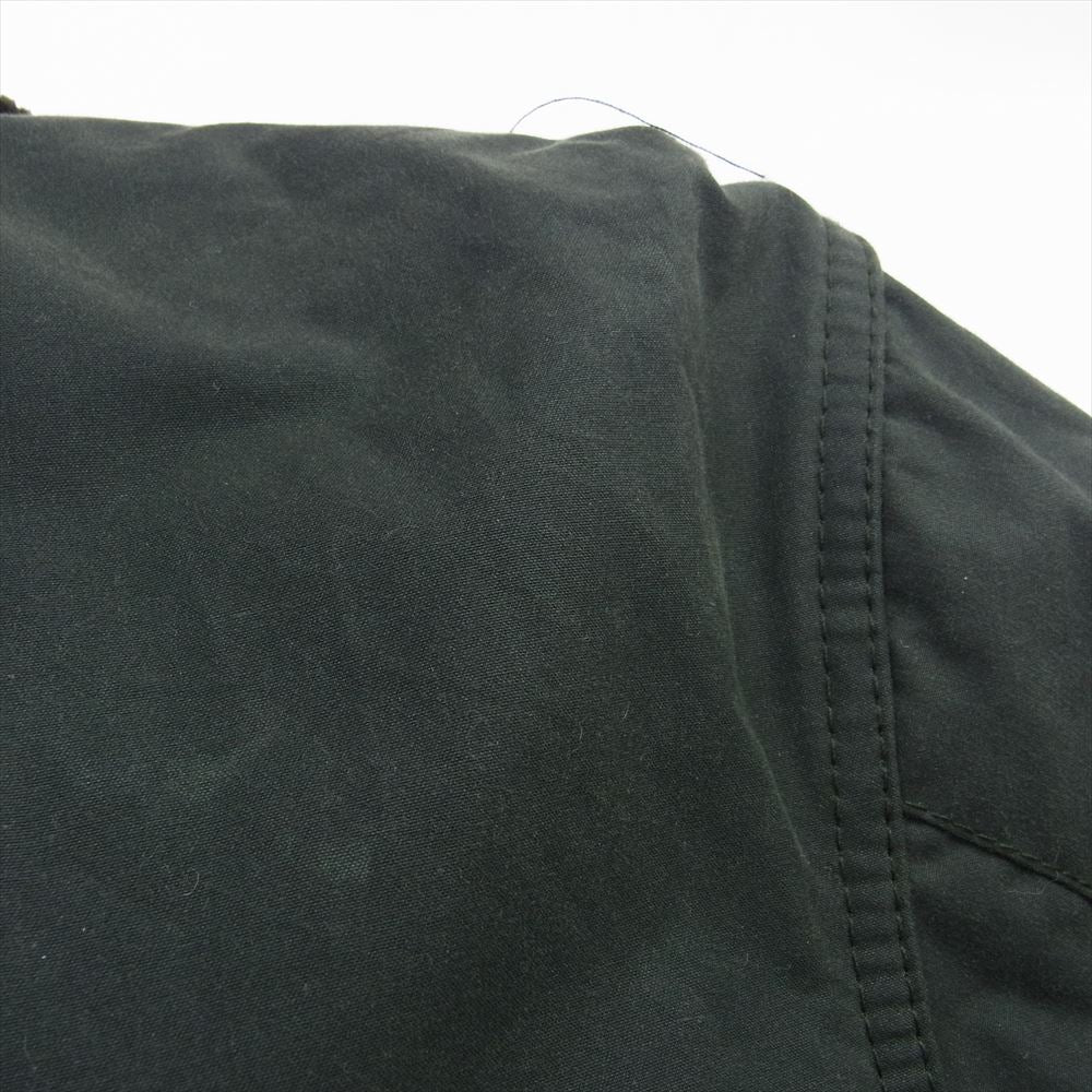 Barbour バブアー 1902200 DESPATCH RIDERS WAX オイルド ワックス 襟コーデュロイ トレンチコート グリーン系 ダークグリーン系 36【中古】