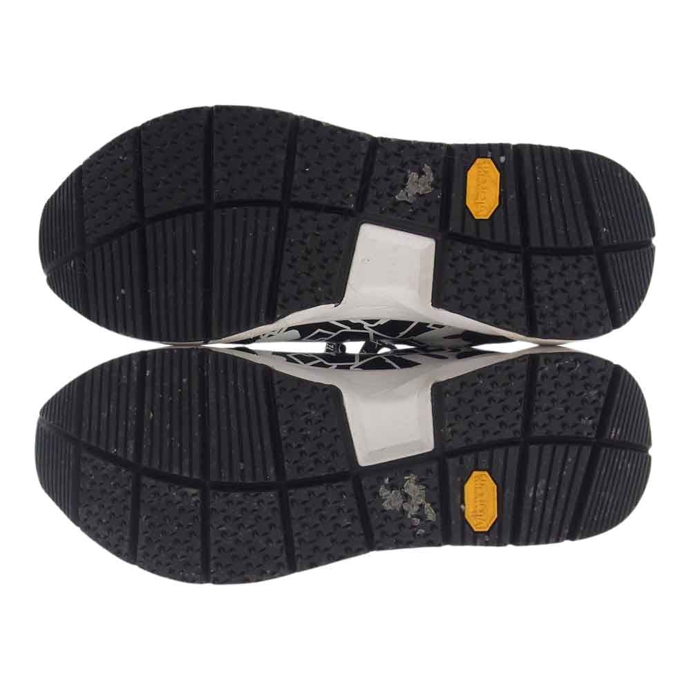 1piu1uguale3 ウノピュウノウグァーレトレ RELAX リラックス USX-21015 DIAGONAL LOGO VIBRAM SOLE SNEAKER ダイアゴナルロゴ スニーカー ブラック系 26cm【中古】