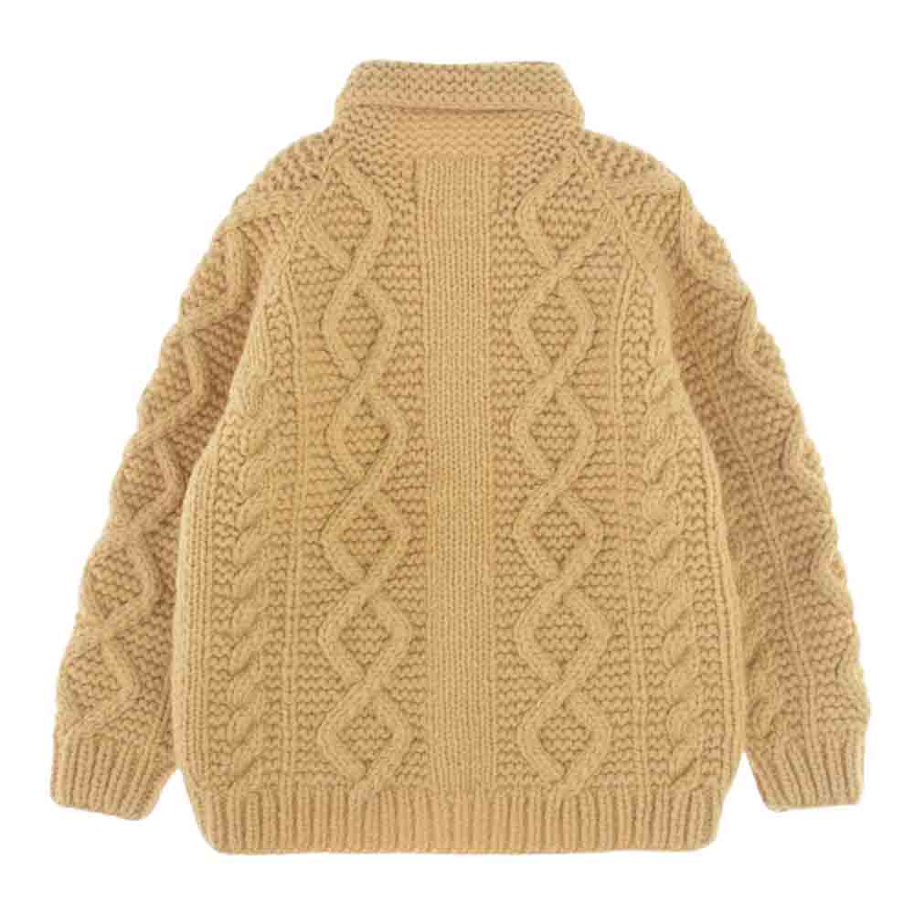 カナディアンセーター カナディアンセーター カウチン ライトブラウン