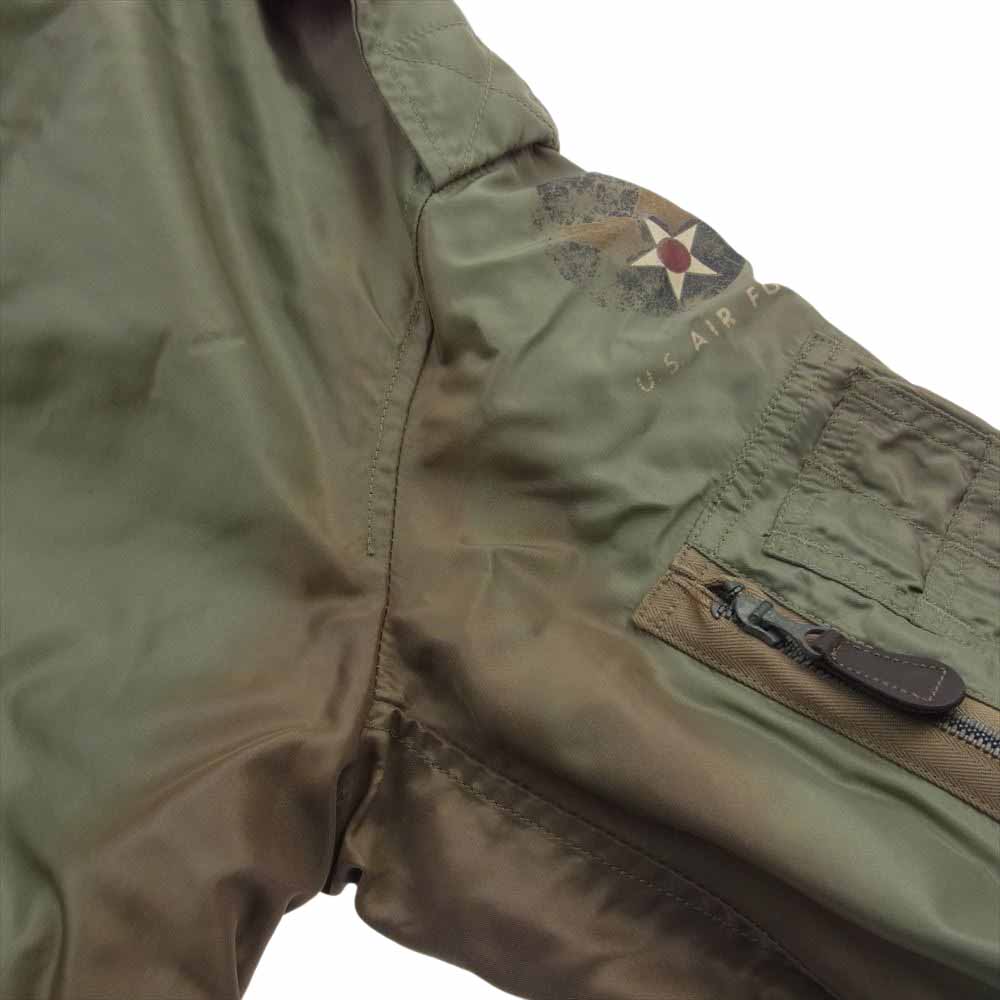 The REAL McCOY'S ザリアルマッコイズ TYPE L-2 REAL MCCOY MFG. CO. フライト ジャケット ミリタリージャケット カーキ系 36【中古】