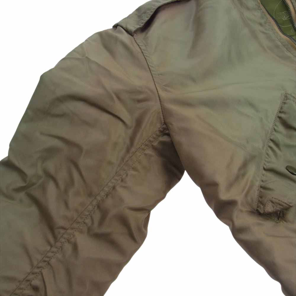 The REAL McCOY'S ザリアルマッコイズ TYPE L-2 REAL MCCOY MFG. CO. フライト ジャケット ミリタリージャケット カーキ系 36【中古】
