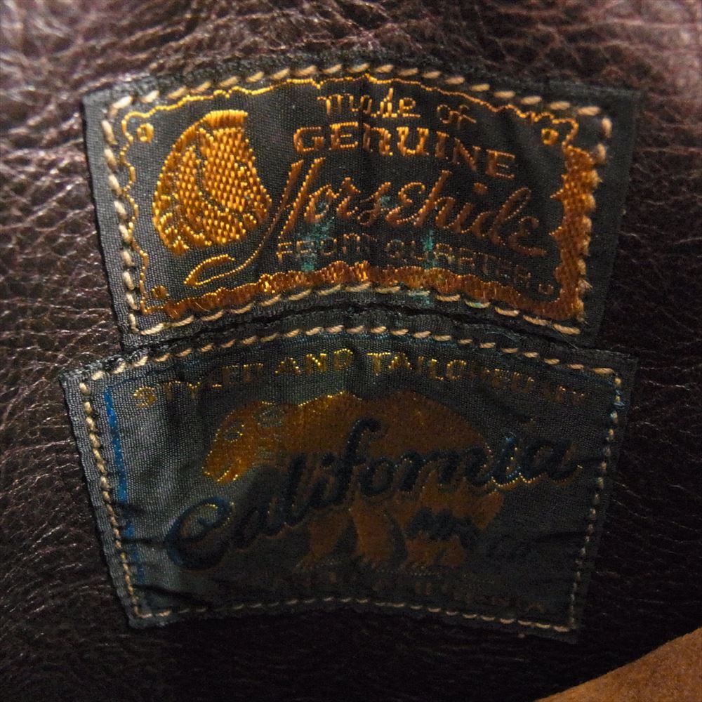 レインボーカントリー Type A-2 ROUGH WEAR CLOTHING ラフウェア 実名復刻 フライト ジャケット ブラウン系 38【中古】