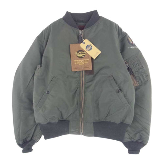 Buzz Rickson's バズリクソンズ BR14900 ALBERT TURNER & CO INC アルバートターナー MA-1 フライトジャケット カーキ系 L【美品】【中古】