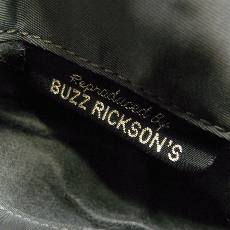 Buzz Rickson's バズリクソンズ BR14900 ALBERT TURNER & CO INC アルバートターナー MA-1 フライトジャケット カーキ系 L【美品】【中古】