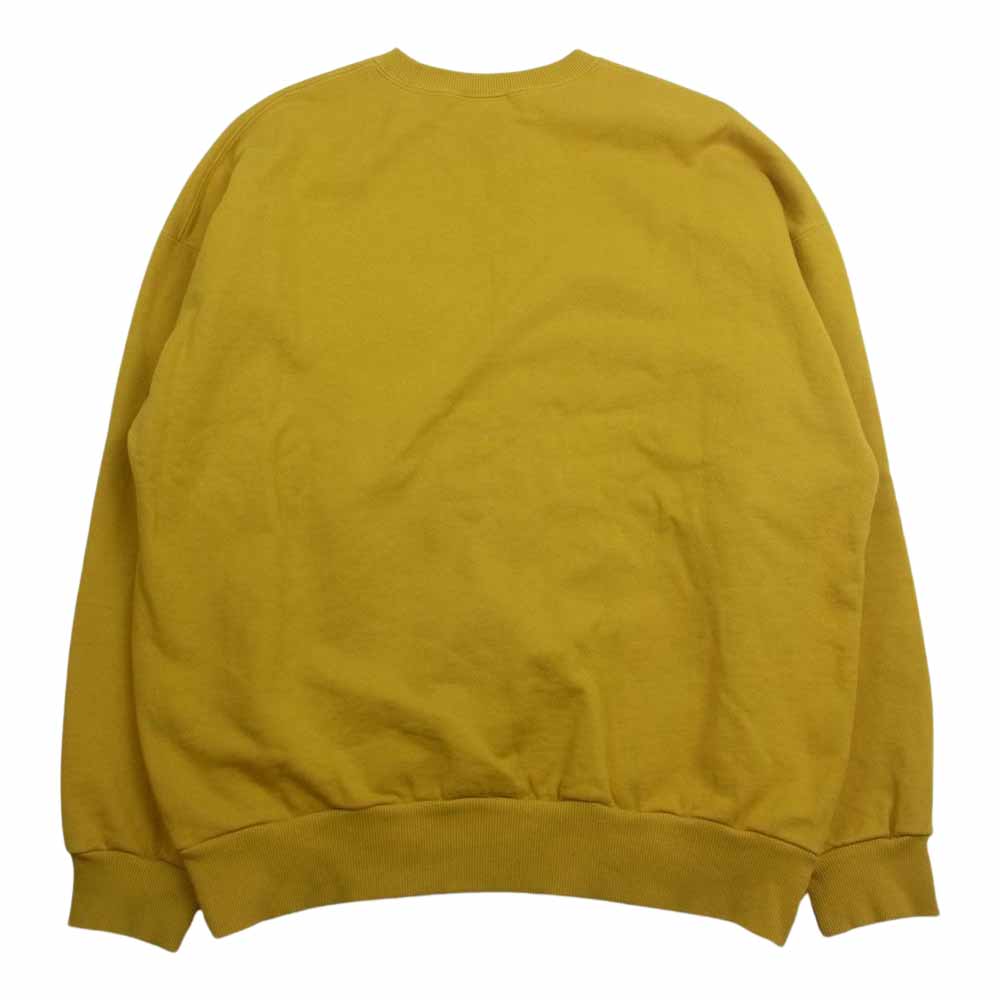 ケボズ フロント ワッペン クルーネック スウェット イエロー系 M【中古】