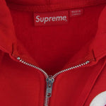 Supreme シュプリーム 23AW S Logo Zip Up Hooded Sweatshirt Sロゴ ジップ フーデッド スウェットシャツ パーカー レッド系 M【中古】