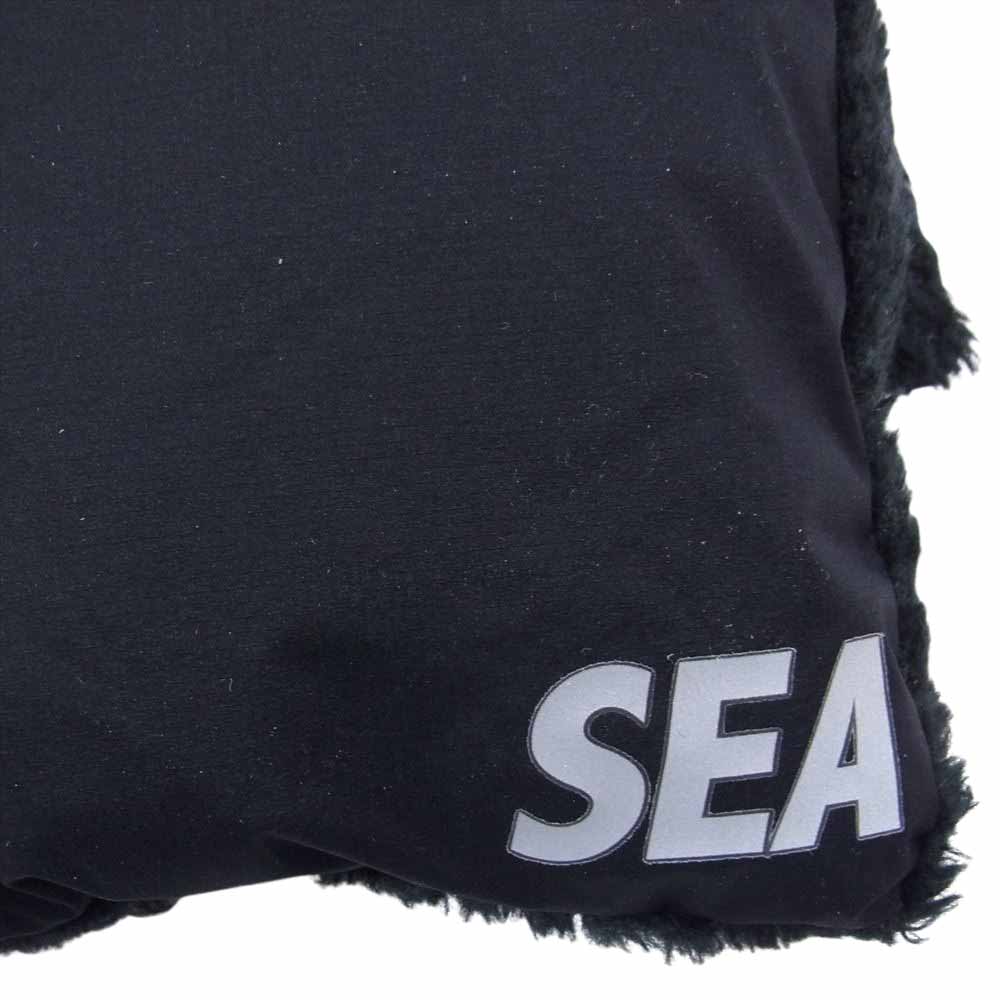 WIND AND SEA ウィンダンシー WDS-C-ALI-24-Q2-05 × AFD BULKY DOWN MUFF ダウン マフラー ブラック系【美品】【中古】