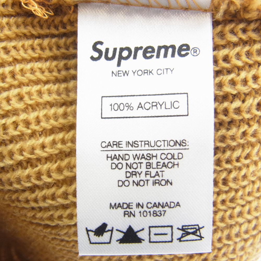 Supreme シュプリーム 19AW Basic Beanie ベーシック ビーニー ライトブラウン系【中古】