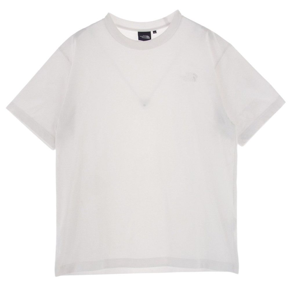 THE NORTH FACE ノースフェイス NT31948 S/S SILHOUETTE TEE ロゴ 半袖 Tシャツ ホワイト系 XL【中古】
