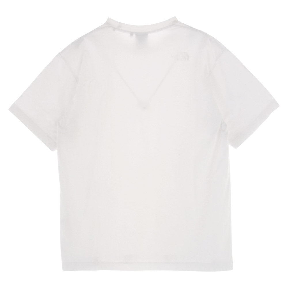 THE NORTH FACE ノースフェイス NT31948 S/S SILHOUETTE TEE ロゴ 半袖 Tシャツ ホワイト系 XL【中古】