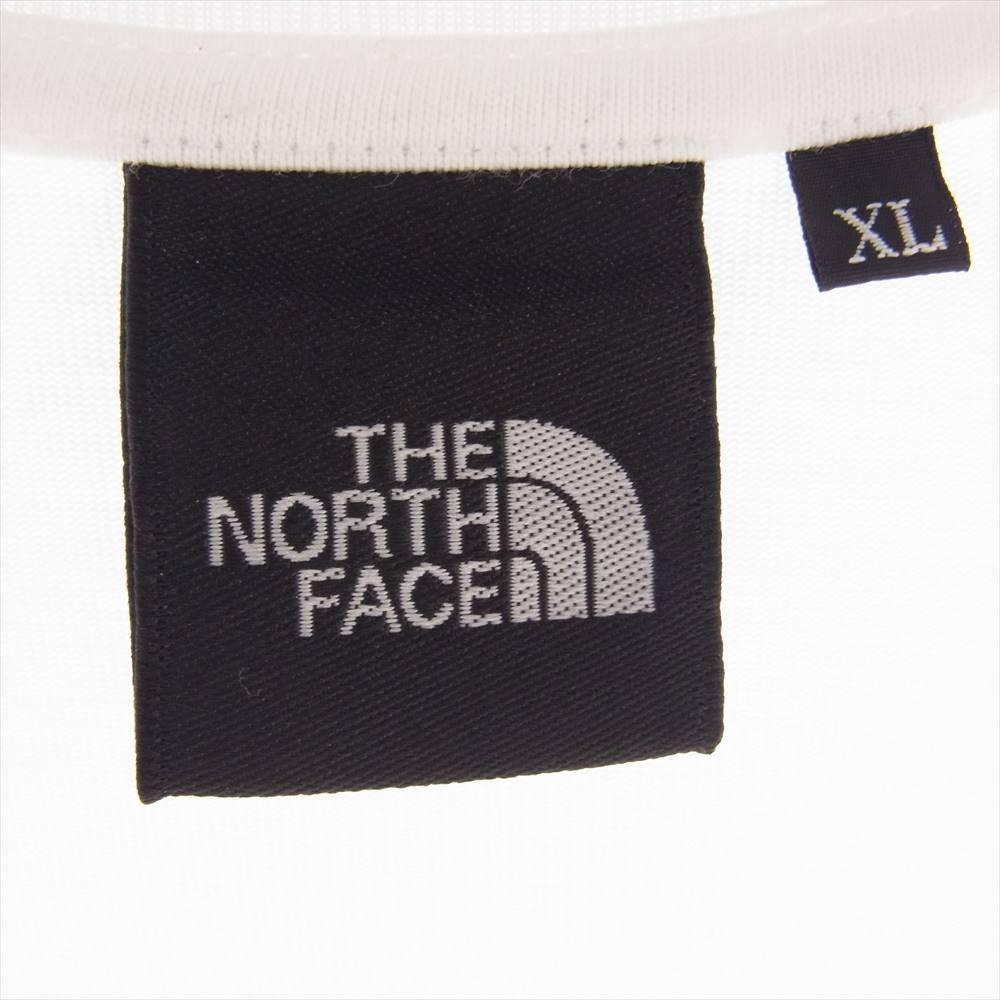THE NORTH FACE ノースフェイス NT31948 S/S SILHOUETTE TEE ロゴ 半袖 Tシャツ ホワイト系 XL【中古】