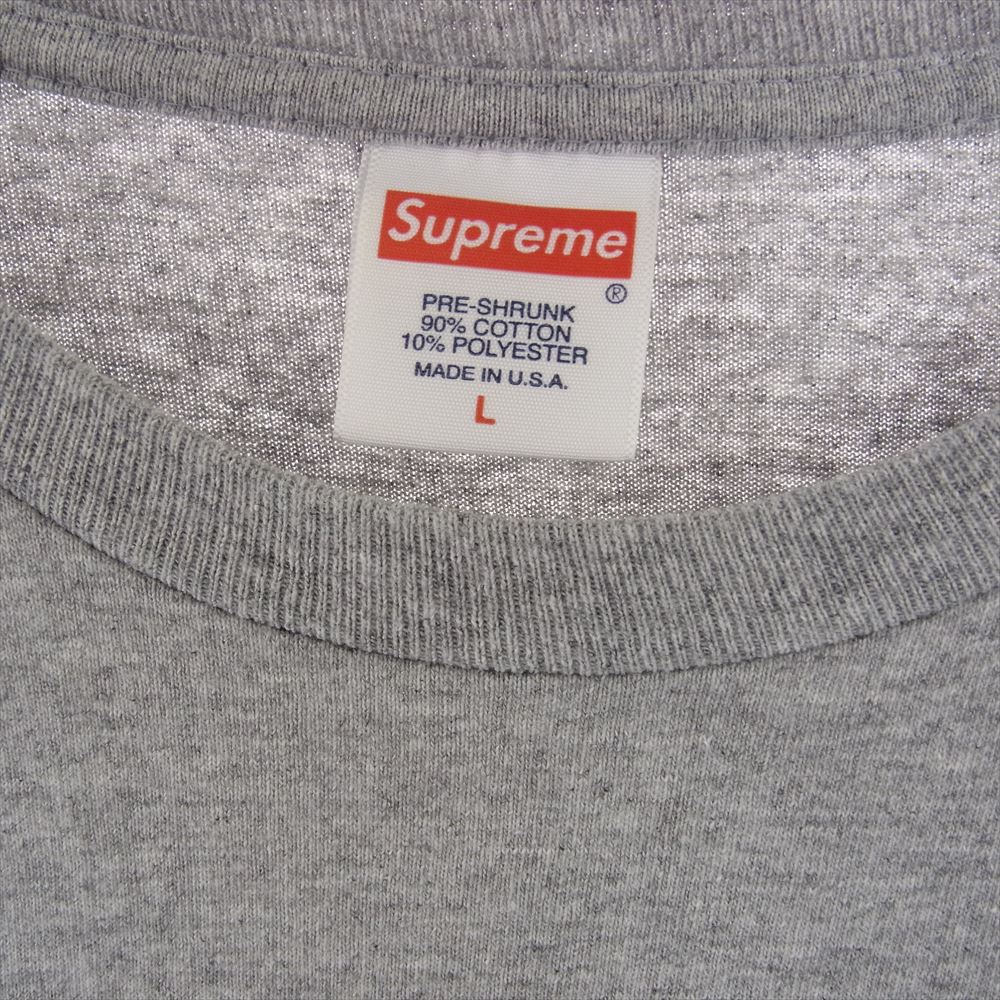 Supreme シュプリーム 19AW Bridge Tee ブリッジ Tシャツ グレー系 L【中古】