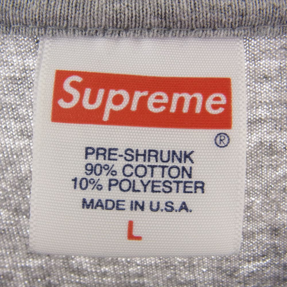 Supreme シュプリーム 19AW Bridge Tee ブリッジ Tシャツ グレー系 L【中古】