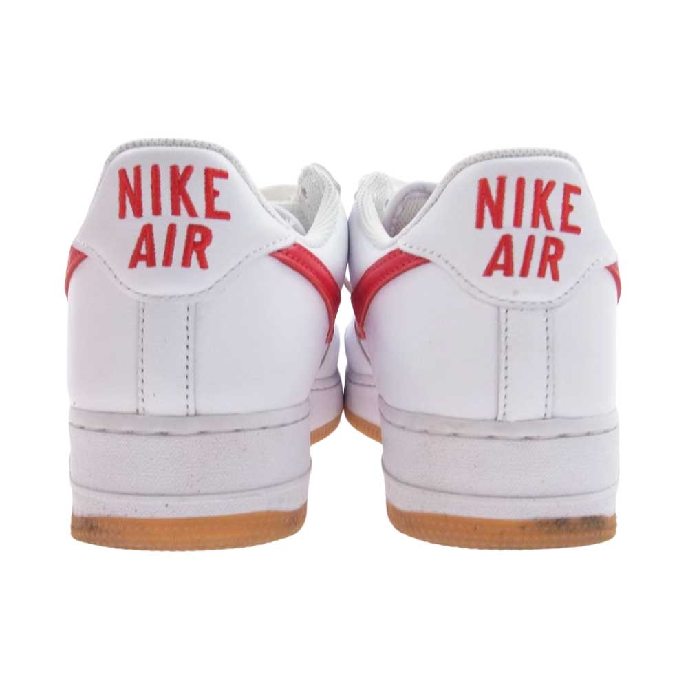 NIKE ナイキ DJ3911-102 Air Force 1 AF1 Low Color of the Month University Red  ロー カラー オブ ザ マンス スニーカー ホワイト系 レッド系 28cm【中古】