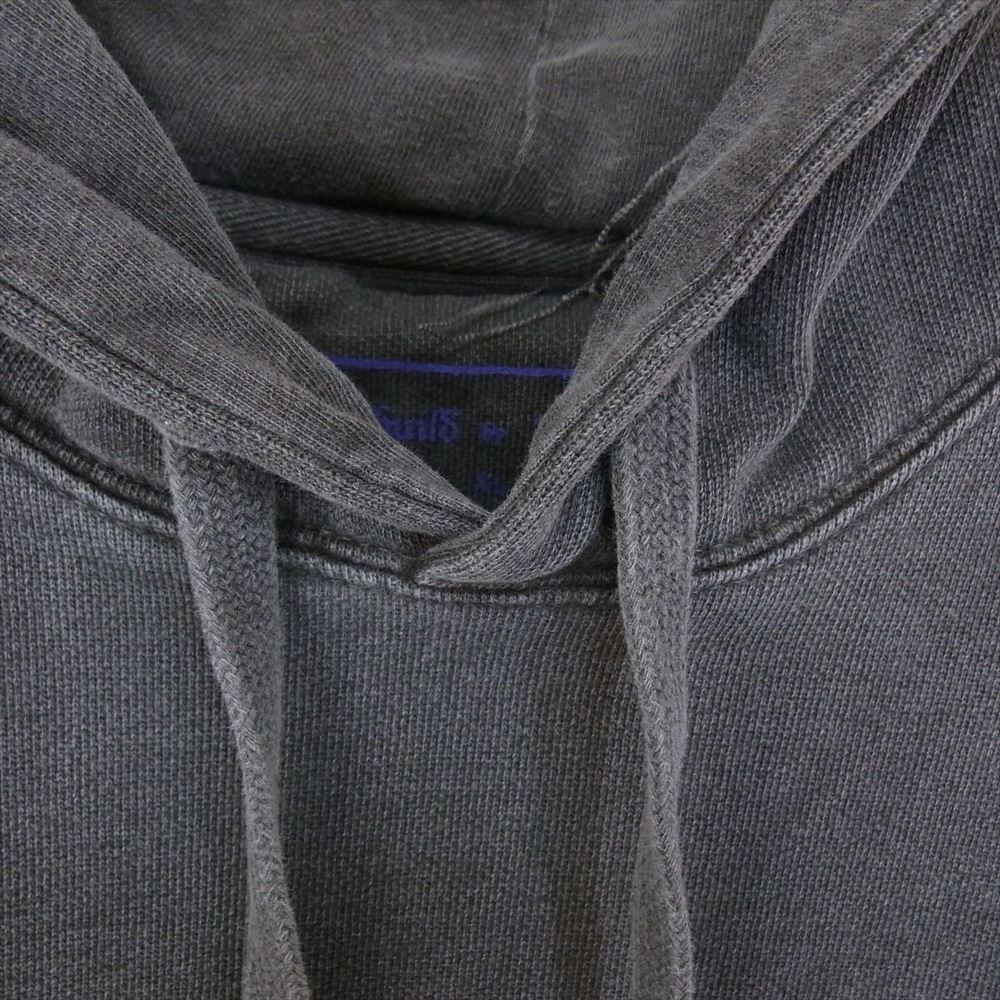 リビルドバイニードルズ 22AW LQ315 5 Cuts Hoody - B&W Mishmash 解体再構築 タイダイ リメイク パーカー フーディー グレー系 XL【中古】