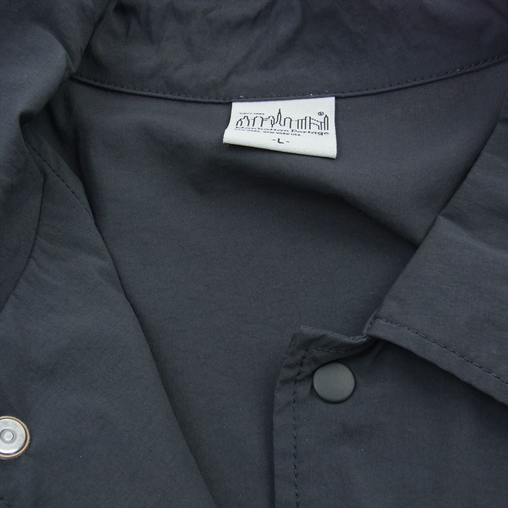 Manhattan Portage マンハッタンポーテージ 19AW-MP-B001 19AW-MP-B002 コーチ ジャケット ナイロン パンツ セットアップ ダークグレー系 M/L【中古】