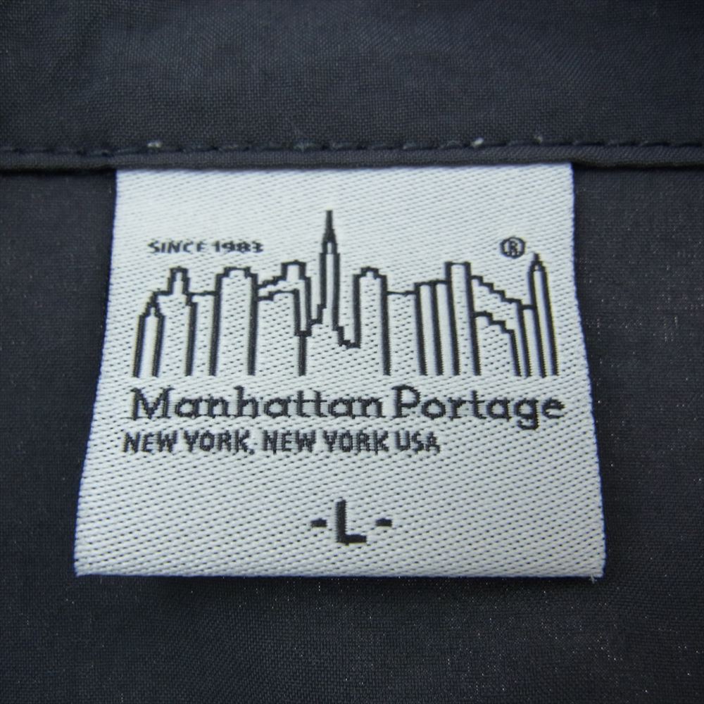 Manhattan Portage マンハッタンポーテージ 19AW-MP-B001 19AW-MP-B002 コーチ ジャケット ナイロン パンツ セットアップ ダークグレー系 M/L【中古】