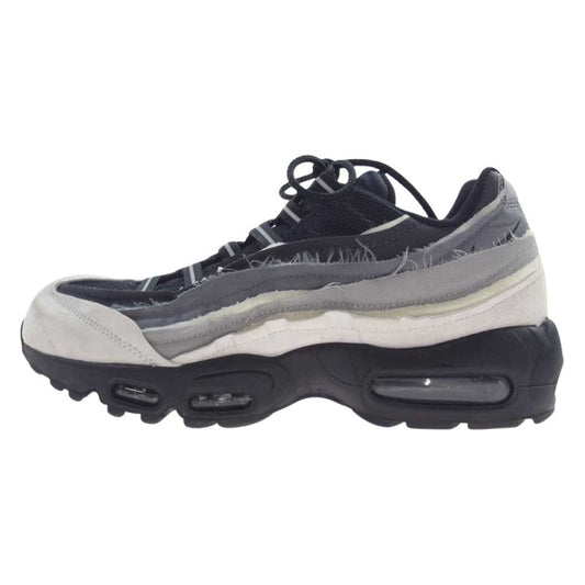 NIKE ナイキ CU8406-101 × COMME des GAR?ONS Air Max 95 Charcoal コムデギャルソン エアマックス95 スニーカー ブラック系 26.5cm【中古】