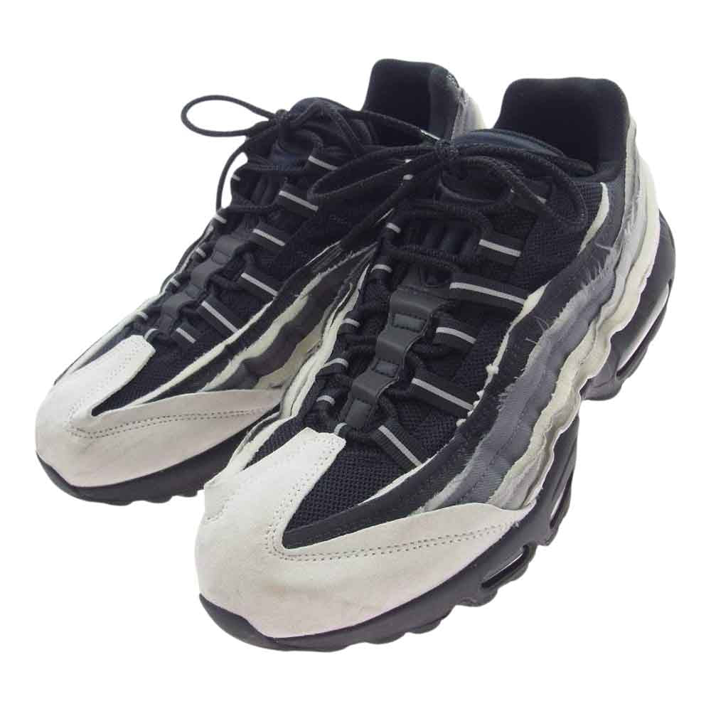 NIKE ナイキ CU8406-101 × COMME des GAR?ONS Air Max 95 Charcoal コムデギャルソン エアマックス95 スニーカー ブラック系 26.5cm【中古】