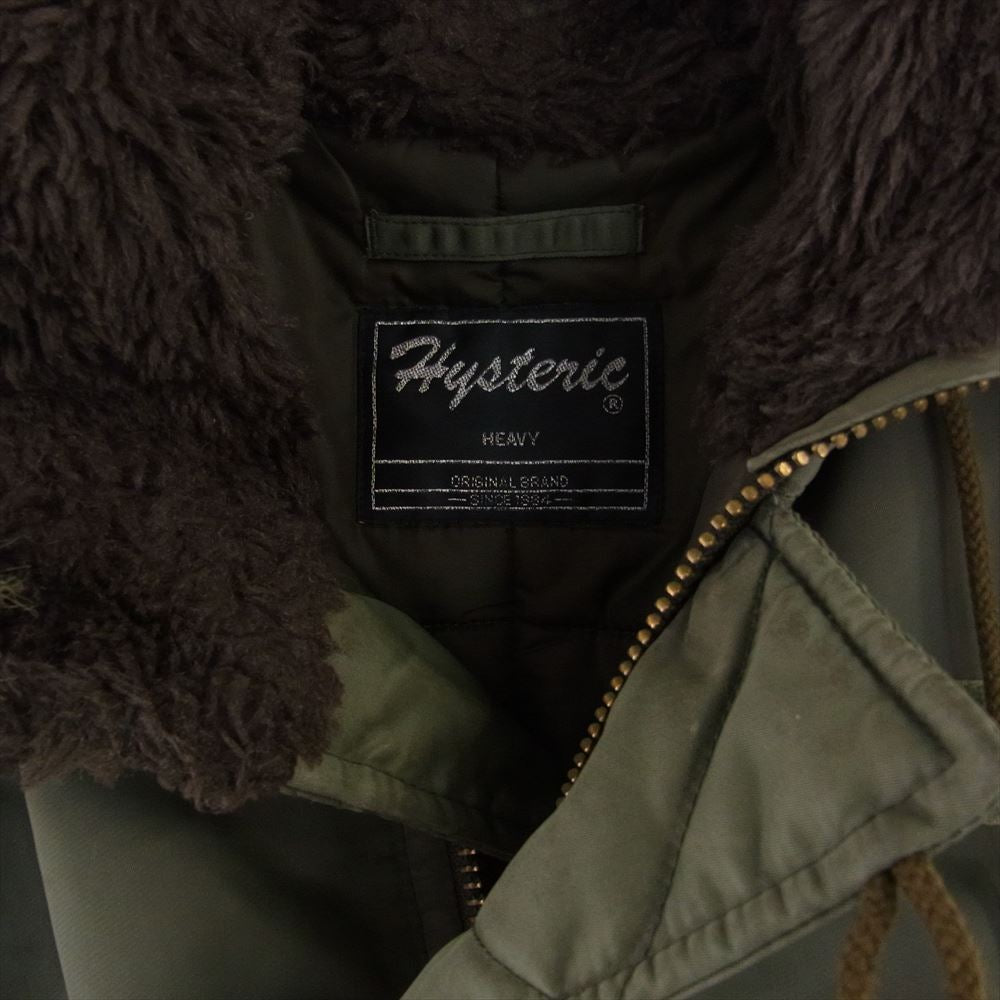 HYSTERIC GLAMOUR ヒステリックグラマー PRIMA LOFT  N-2B  レディース プリマロフト ジャケット ミリタリー 中綿 ジャケット カーキ系 サイズ不明【中古】