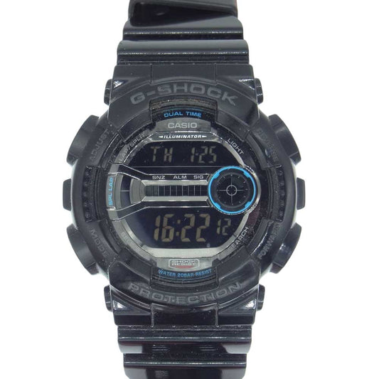CASIO G-SHOCK カシオ ジーショック GD-110 GD-100 SERIES 20気圧防水 デジタル ウオッチ  ブラック系【中古】