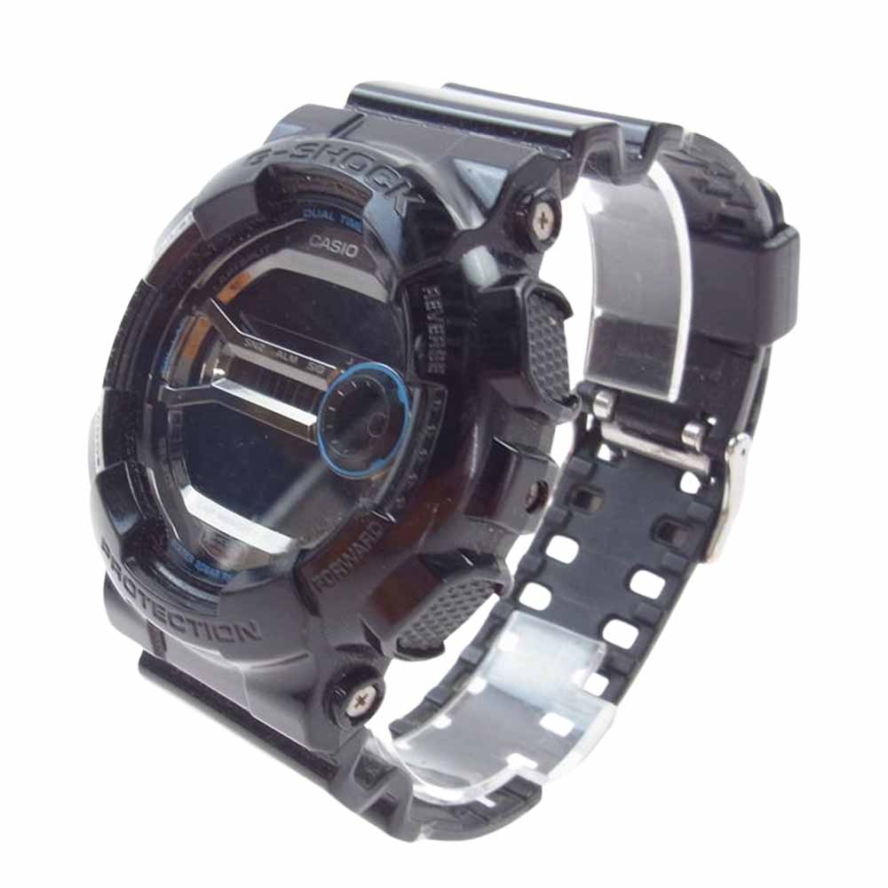 CASIO G-SHOCK カシオ ジーショック GD-110 GD-100 SERIES 20気圧防水 デジタル ウオッチ  ブラック系【中古】