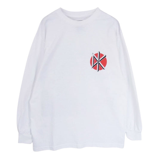 WACKO MARIA ワコマリア 23AW DEAD KENNEDYS CREW NECK LONG SLEEVE T-SHIRT 長袖Ｔシャツ ホワイト系 M【中古】
