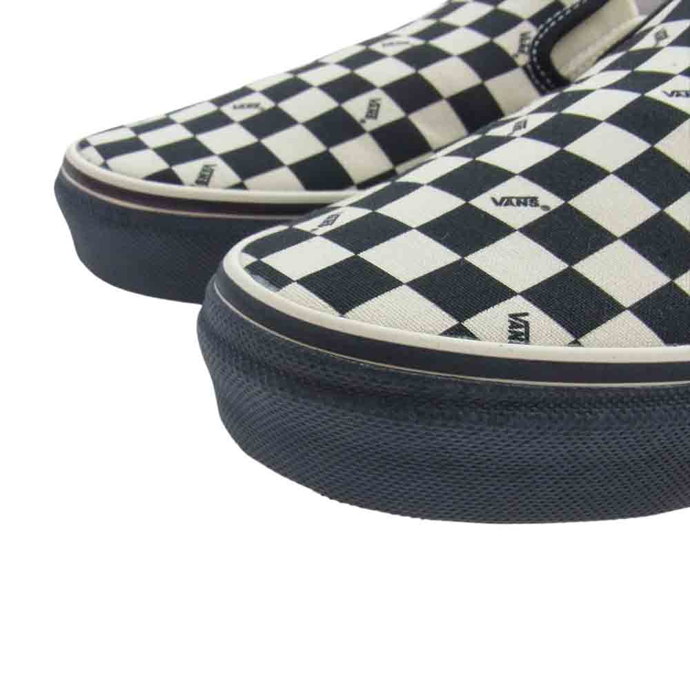 VANS バンズ SSSVB110 × STANDARD CALIFORNIA スタンダードカリフォルニア Slip On 20周年 アニバーサリー チェッカーフラッグ スリッポン  ブラック系 ホワイト系 27cm【中古】
