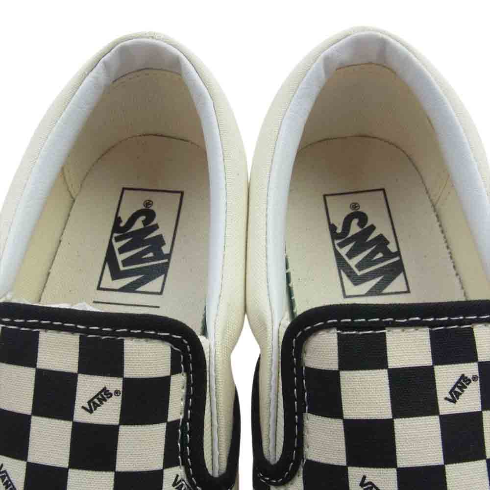 VANS バンズ SSSVB110 × STANDARD CALIFORNIA スタンダードカリフォルニア Slip On 20周年 アニバーサリー チェッカーフラッグ スリッポン  ブラック系 ホワイト系 27cm【中古】