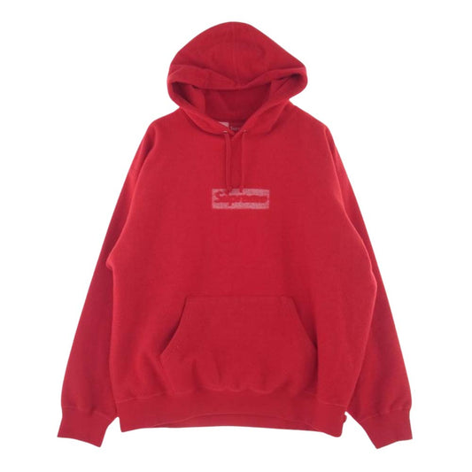Supreme シュプリーム 23SS Inside Out Box Logo Hooded Sweatshirt インサイドアウト ボックスロゴ フーデッド スウェット シャツ プルオーバー パーカー レッド系 L【美品】【中古】