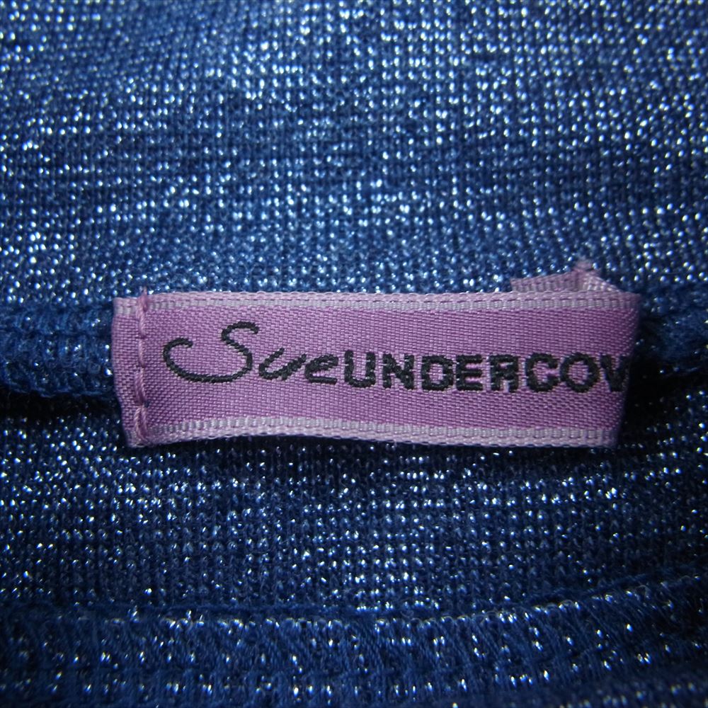 UNDERCOVER アンダーカバー SU1B1001 Sue 付け襟 ハイネック パーツ  ネイビー系 F【中古】