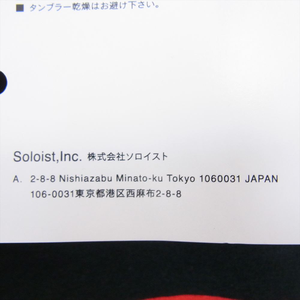 TAKAHIRO MIYASHITA The SoloIst. タカヒロミヤシタザソロイスト クレイジーボーダー カットソー 長袖 レッド系 48【美品】【中古】