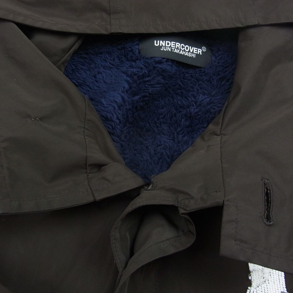 UNDERCOVER アンダーカバー 19AW UCX1308-2 SUSPIRIUM スパンコール フリースライナー付 ナイロン モッズコート ブラウン系 1【中古】