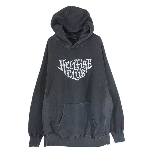 UNDERCOVER アンダーカバー 23SS  UC2B9817-2 Netflix Stranger Things Hellfire Club Capsule Collection ストレンジャーシングス スウェット パーカー グレー系 4【中古】