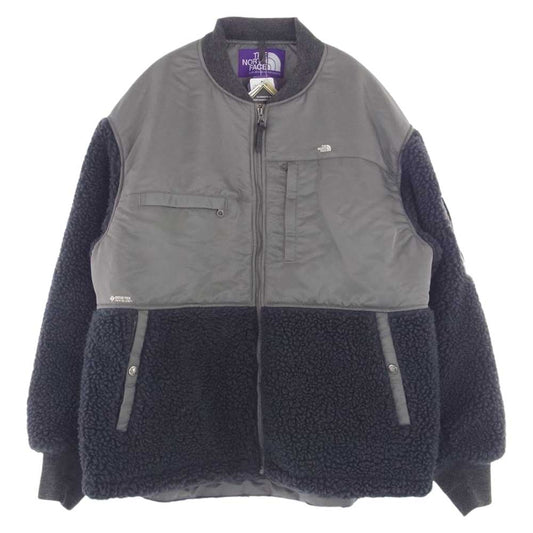 THE NORTH FACE ノースフェイス NA2151N PURPLE LABEL パープルレーベル Wool Boa Fleece Denali Jacket ウール ボア フリース デナリ ジャケット グレー系 XL【美品】【中古】