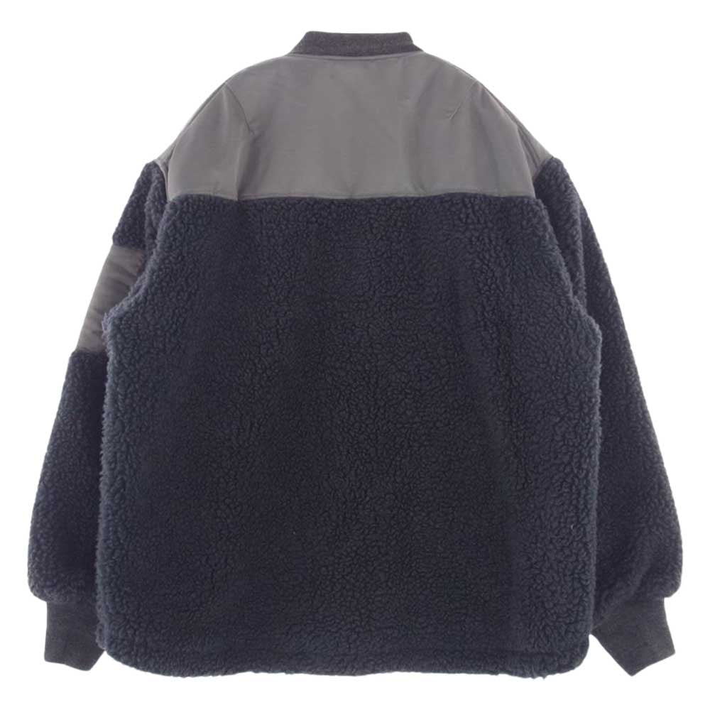 THE NORTH FACE ノースフェイス NA2151N PURPLE LABEL パープルレーベル Wool Boa Fleece Denali Jacket ウール ボア フリース デナリ ジャケット グレー系 XL【美品】【中古】