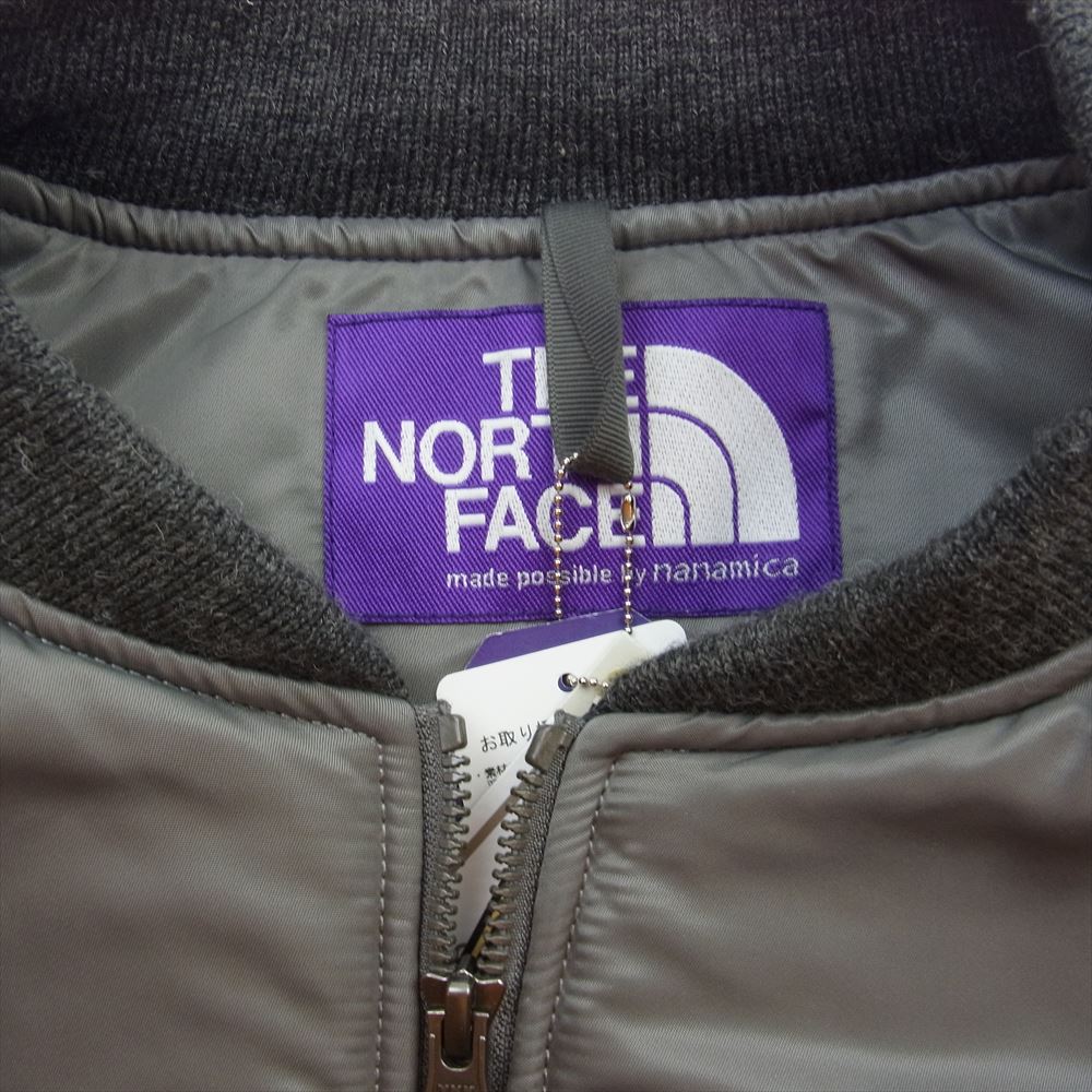 THE NORTH FACE ノースフェイス NA2151N PURPLE LABEL パープルレーベル Wool Boa Fleece Denali Jacket ウール ボア フリース デナリ ジャケット グレー系 XL【美品】【中古】