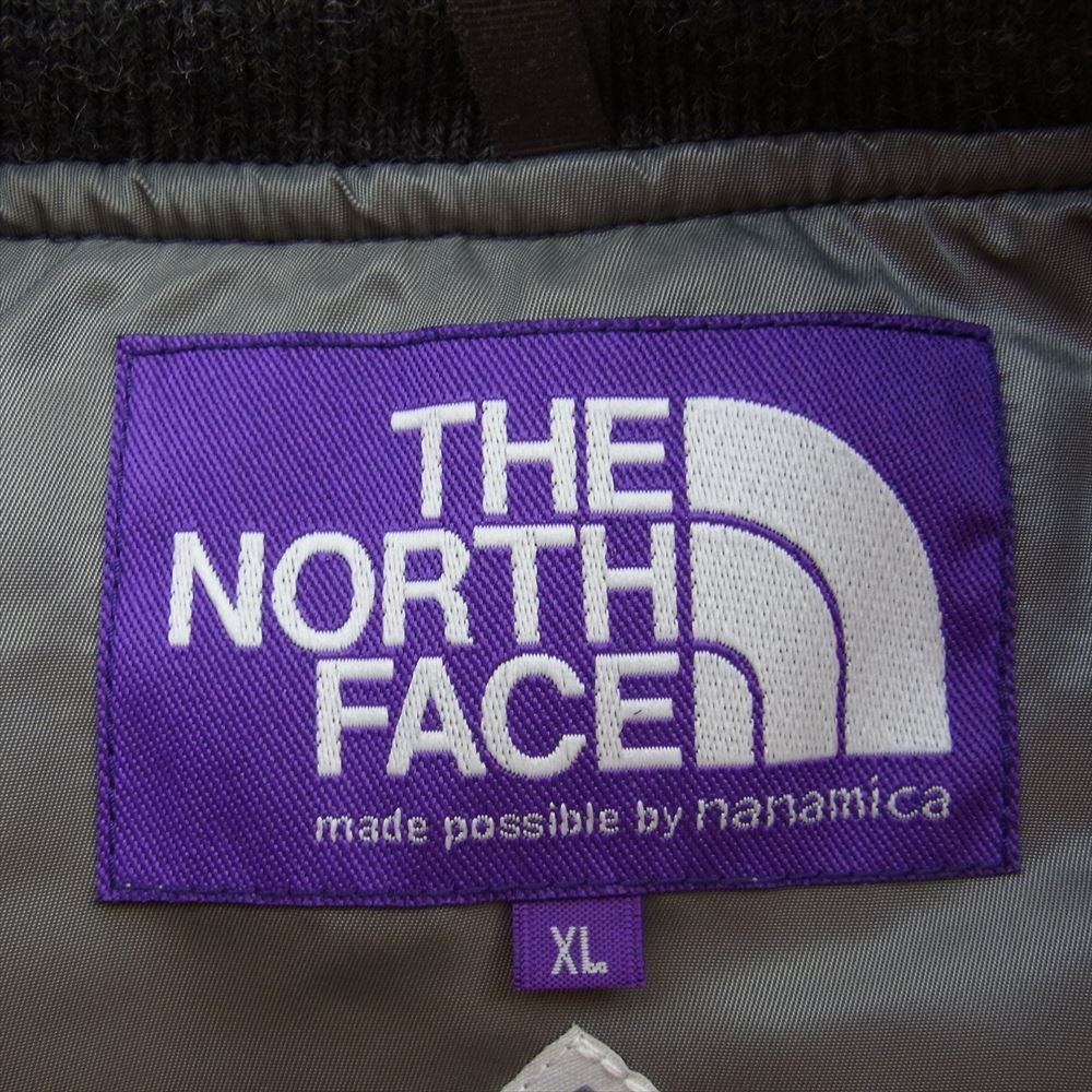 THE NORTH FACE ノースフェイス NA2151N PURPLE LABEL パープルレーベル Wool Boa Fleece Denali Jacket ウール ボア フリース デナリ ジャケット グレー系 XL【美品】【中古】