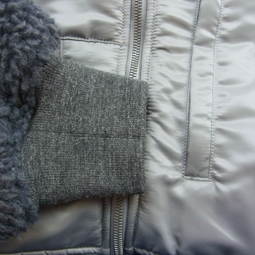 THE NORTH FACE ノースフェイス NA2151N PURPLE LABEL パープルレーベル Wool Boa Fleece Denali Jacket ウール ボア フリース デナリ ジャケット グレー系 XL【美品】【中古】